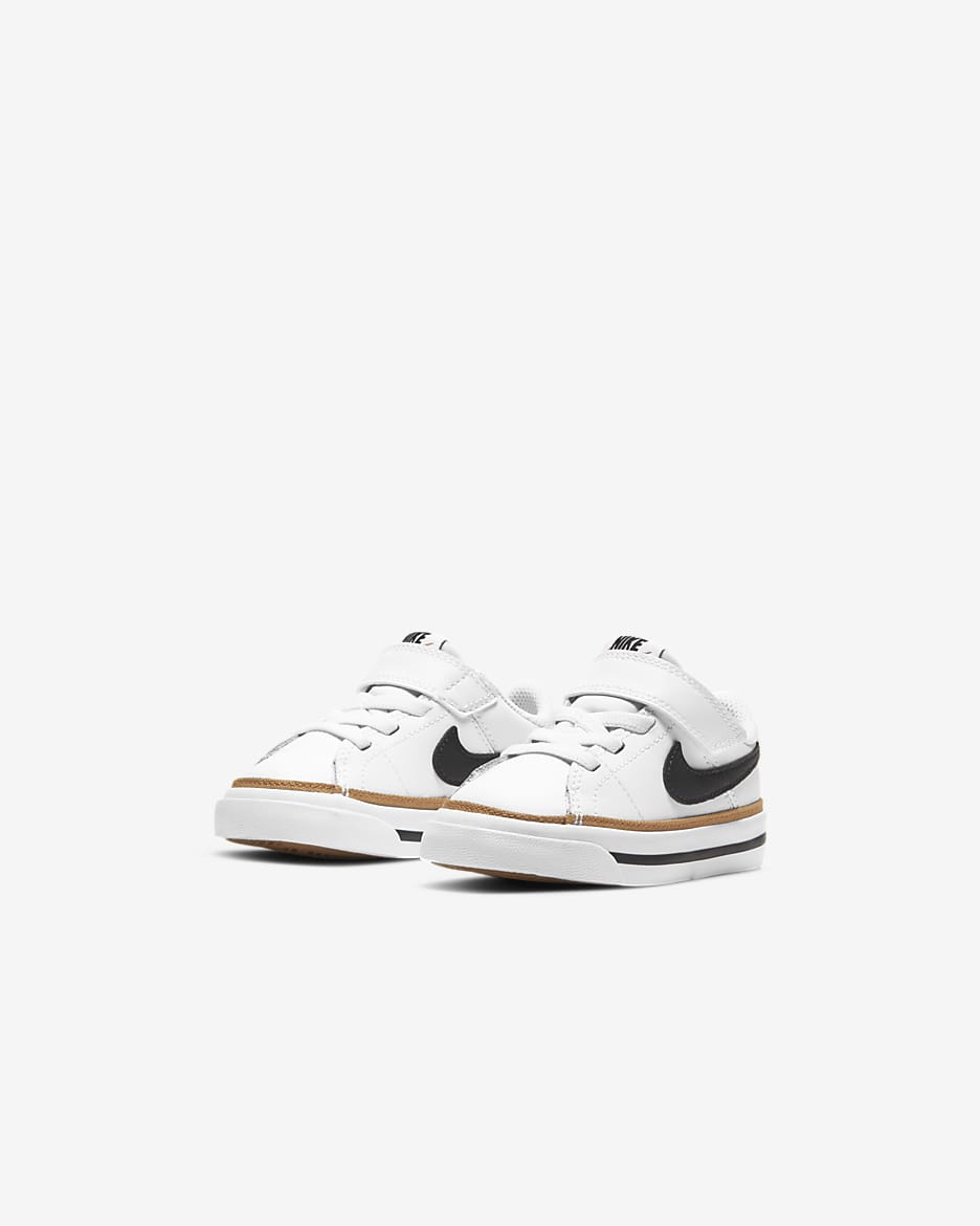 Nike Court Legacy Baby/Toddler Shoes - White/Desert Ochre/Gum Light Brown/Black