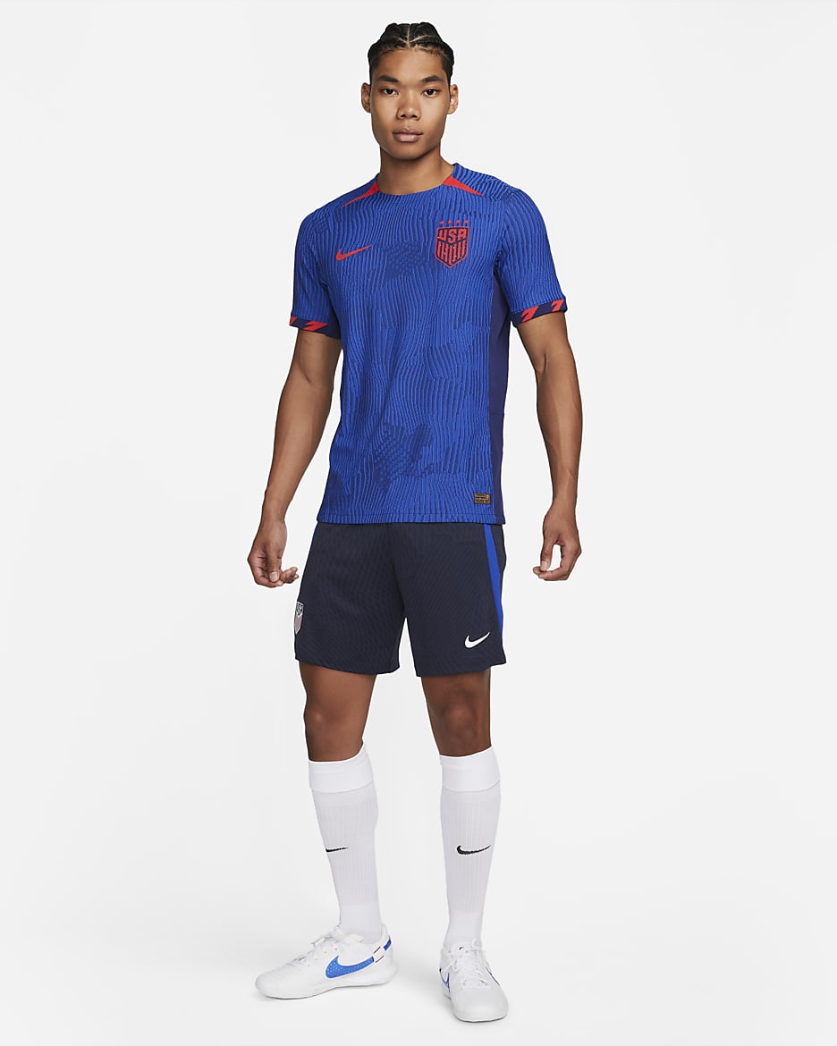 U.S. 2023 Match Away Men's Nike Dri-FIT ADV Soccer Jersey - Hyper Royal/Loyal Blue/Speed Red/Speed Red