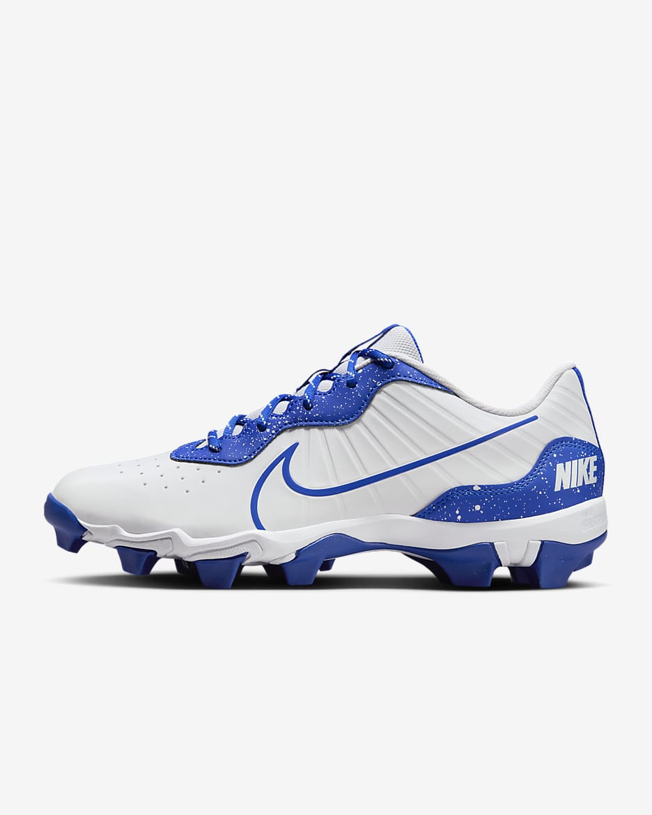 Tacos de béisbol para hombre Nike Alpha Huarache 4 Keystone - Blanco/Hiperroyal