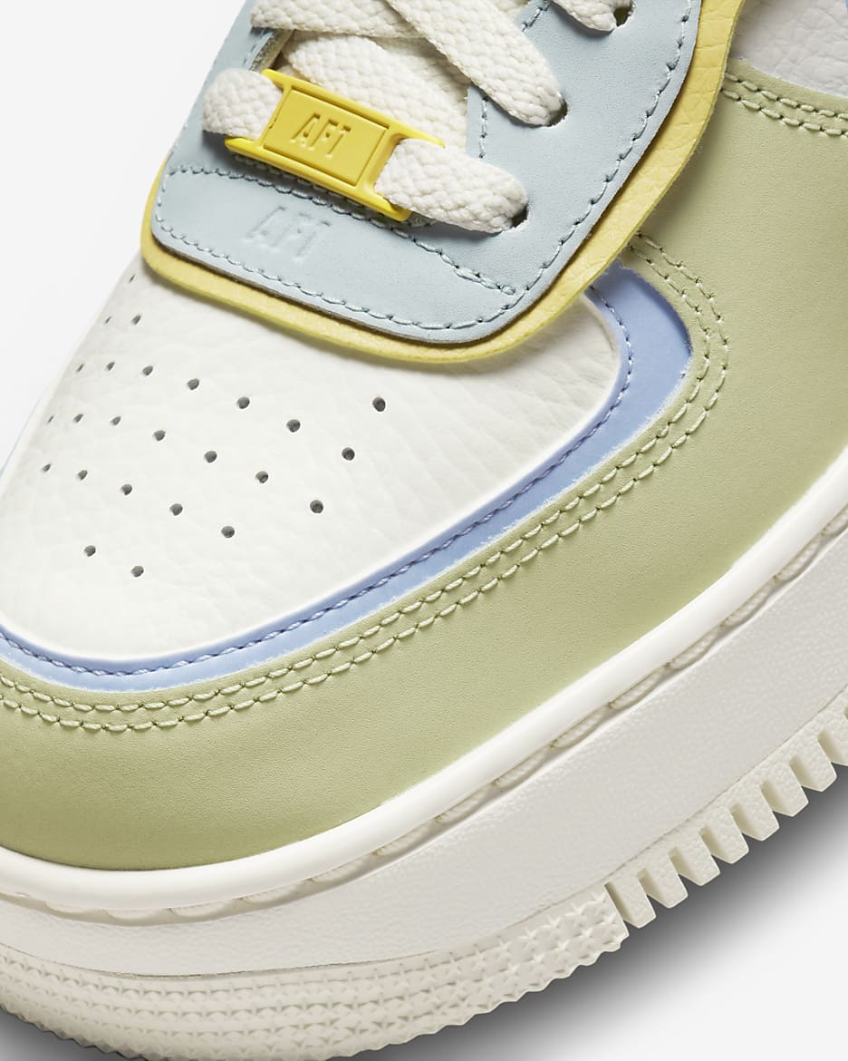 Sapatilhas Nike AF1 Shadow para mulher - Sail/Light Marine/Olive Aura/Ocean Cube