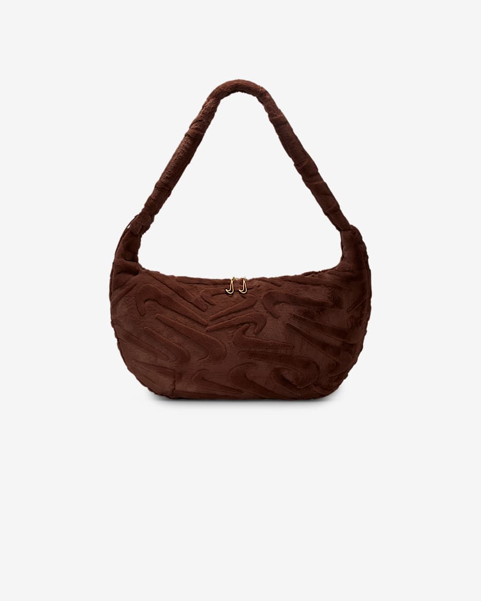 Nike Sportswear Faux Fur Slouchy Bag (19L) - Fauna Brown/Fauna Brown