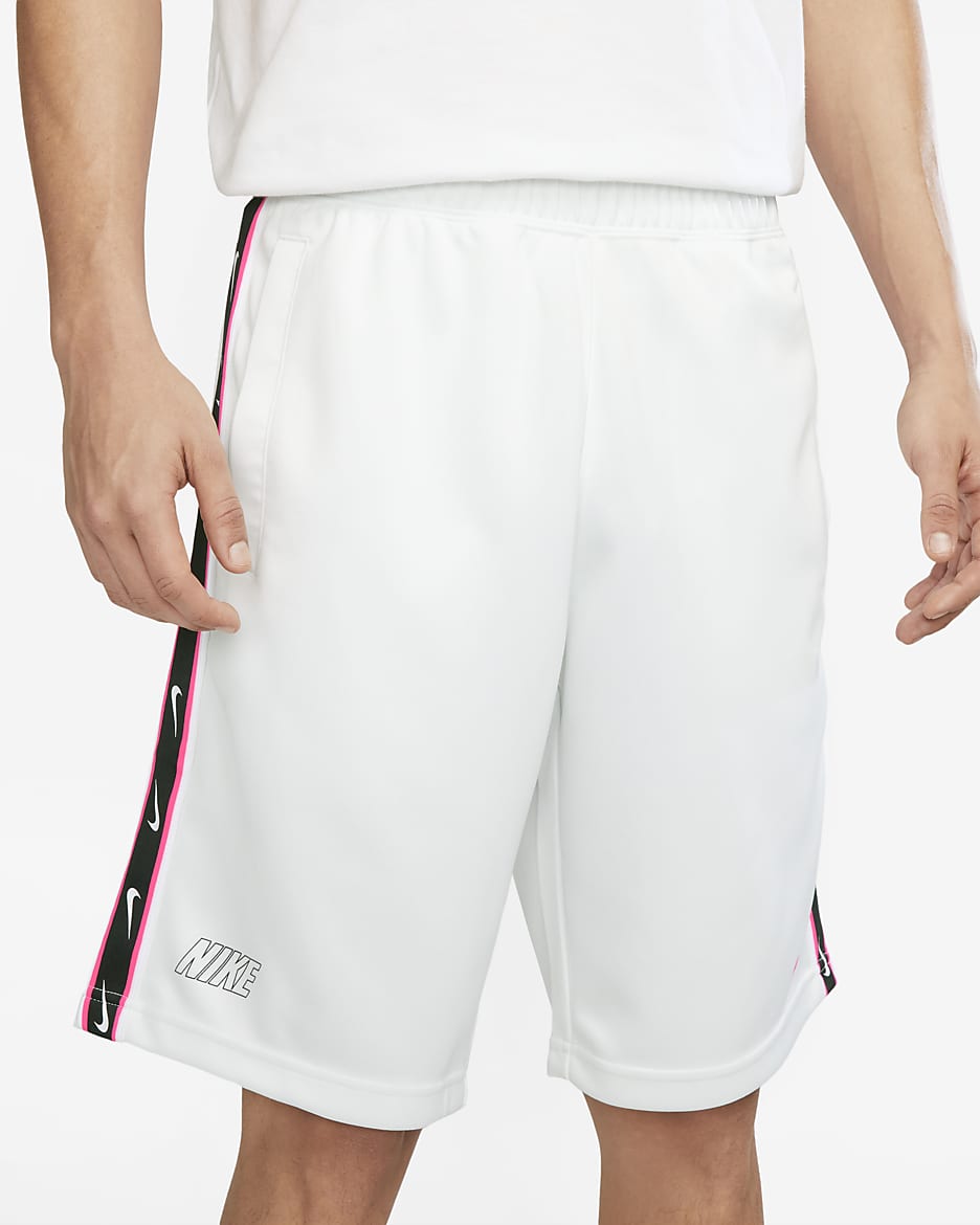 Nike Sportswear Men's Repeat Shorts - Summit White/Hyper Pink