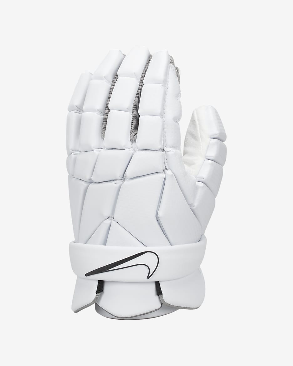 Nike Vapor Select Men's Lacrosse Gloves - White