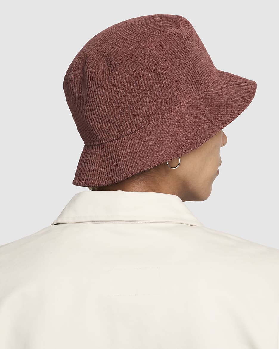 Nike Apex Corduroy Bucket Hat - Dark Pony/Dark Pony