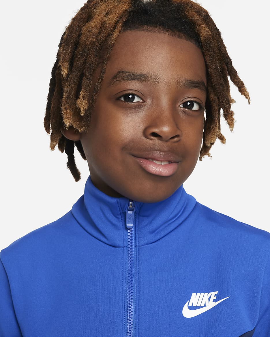 Nike Sportswear Older Kids' Tracksuit - Game Royal/Midnight Navy/White