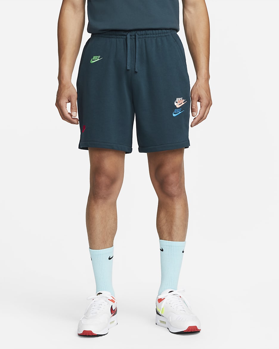 Shorts de French Terry para hombre Nike Sportswear Essentials+ - Azul marino militar