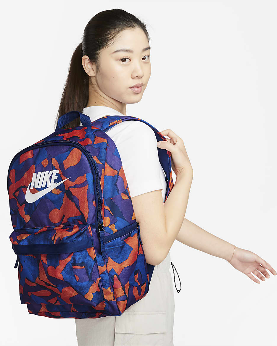 Nike Heritage Backpack (25L) - Deep Royal Blue/Deep Royal Blue/White