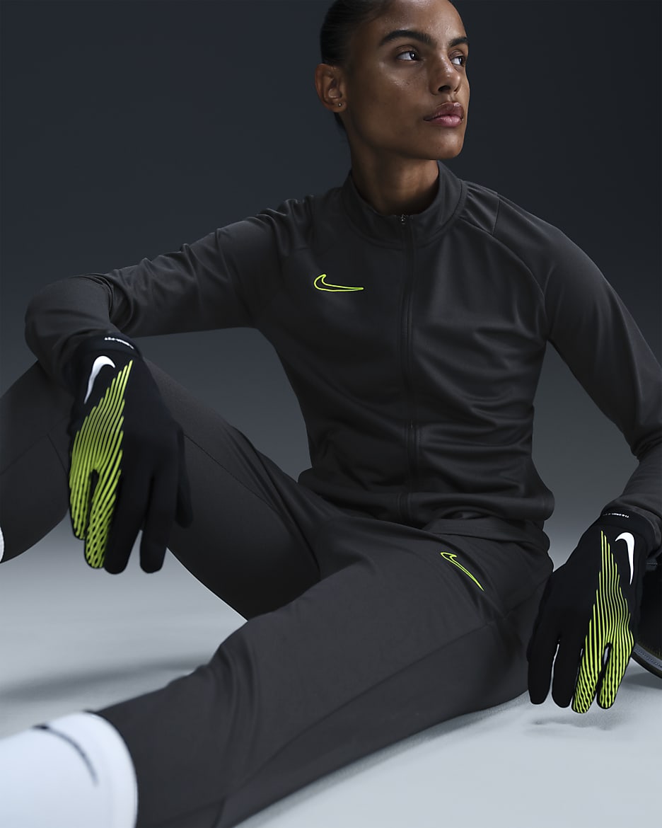 Nike Dri-FIT Academy-tracksuit til kvinder - Anthracite/Volt