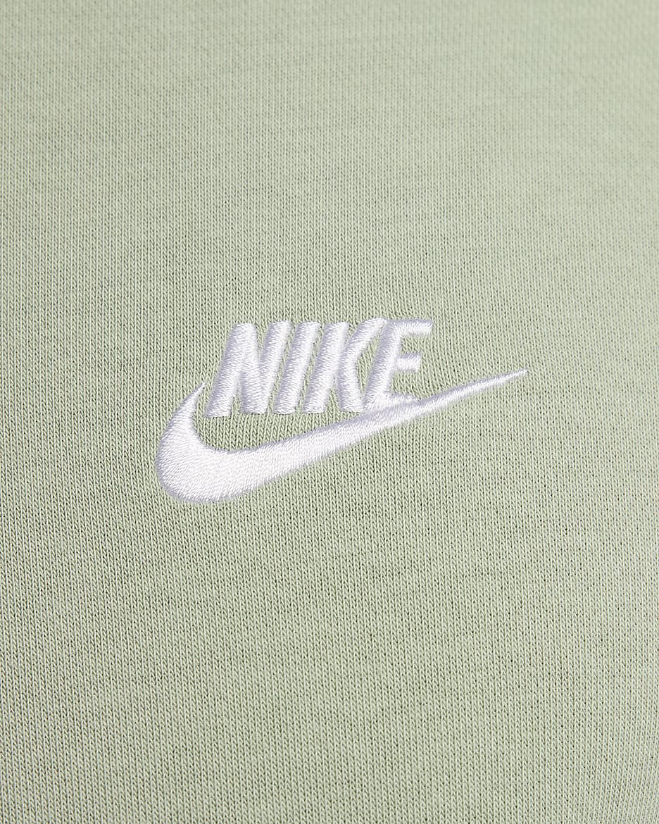 Felpa pullover con cappuccio Nike Sportswear Club - Uomo - Jade Horizon/Jade Horizon/Bianco