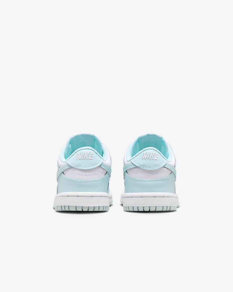 Nike Dunk Low Baby/Toddler Shoes - White/Glacier Blue