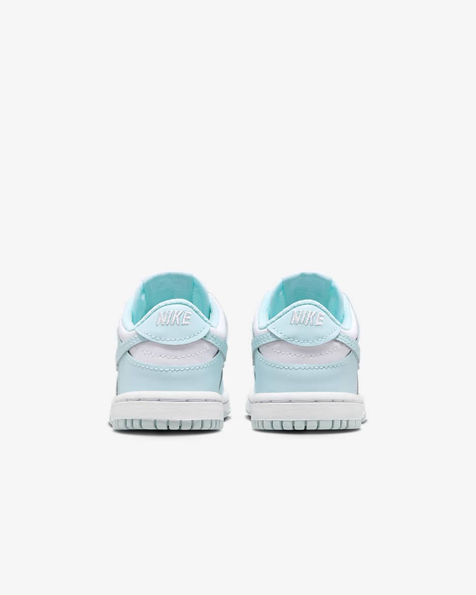 Buty dla niemowląt i maluchów Nike Dunk Low - Biel/Glacier Blue