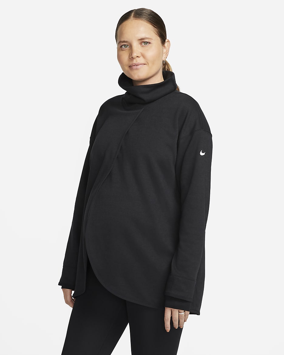 Nike (M) Women's Reversible Pullover (Maternity) - Black/Black/White