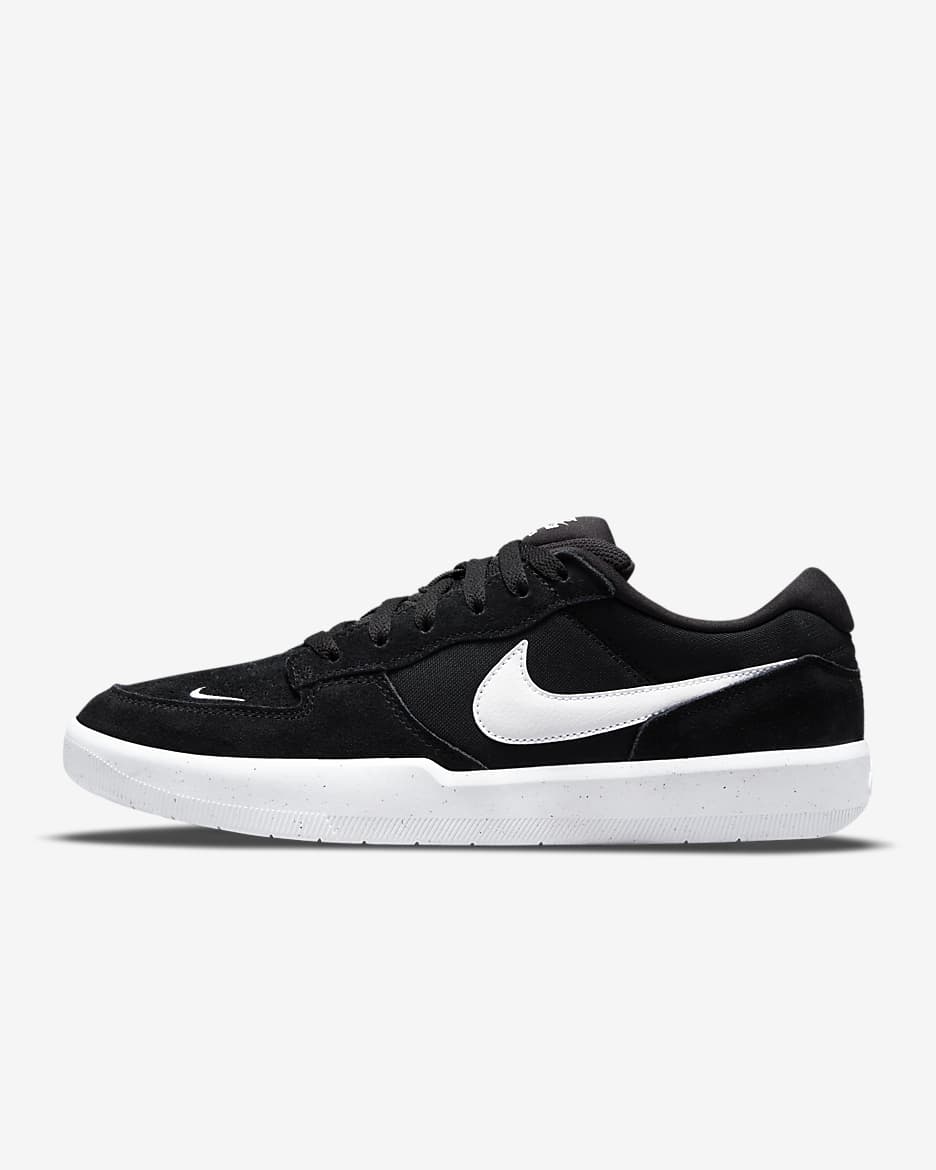 Παπούτσι skateboarding Nike SB Force 58 - Μαύρο/Μαύρο/Λευκό