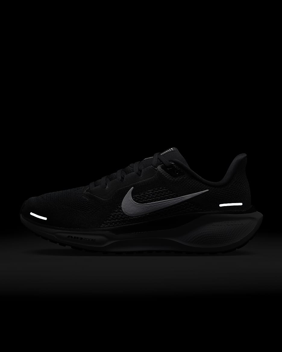 Damskie buty do biegania po asfalcie Nike Pegasus 41 - Czerń/Anthracite/Biel