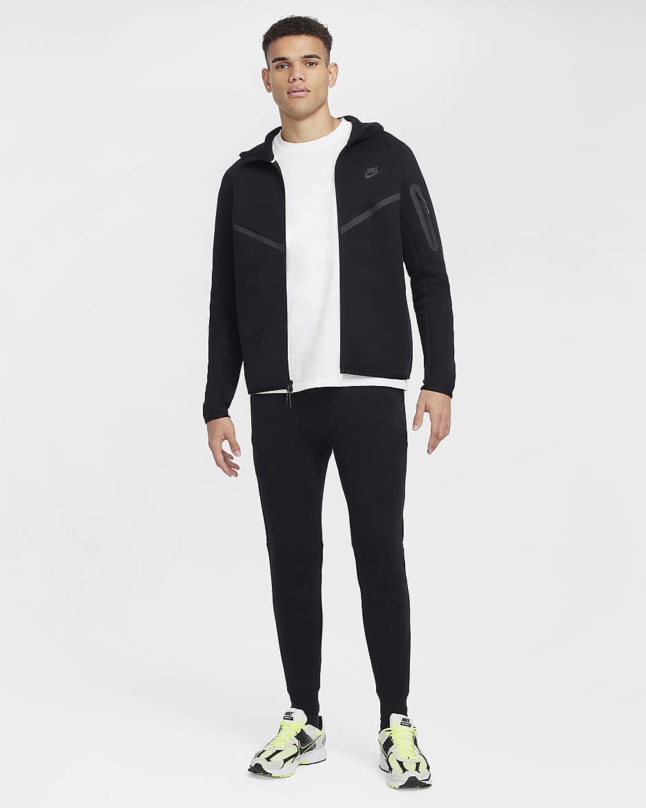 Nike Tech Dessuadora amb caputxa i cremallera completa Windrunner - Home - Negre/Negre