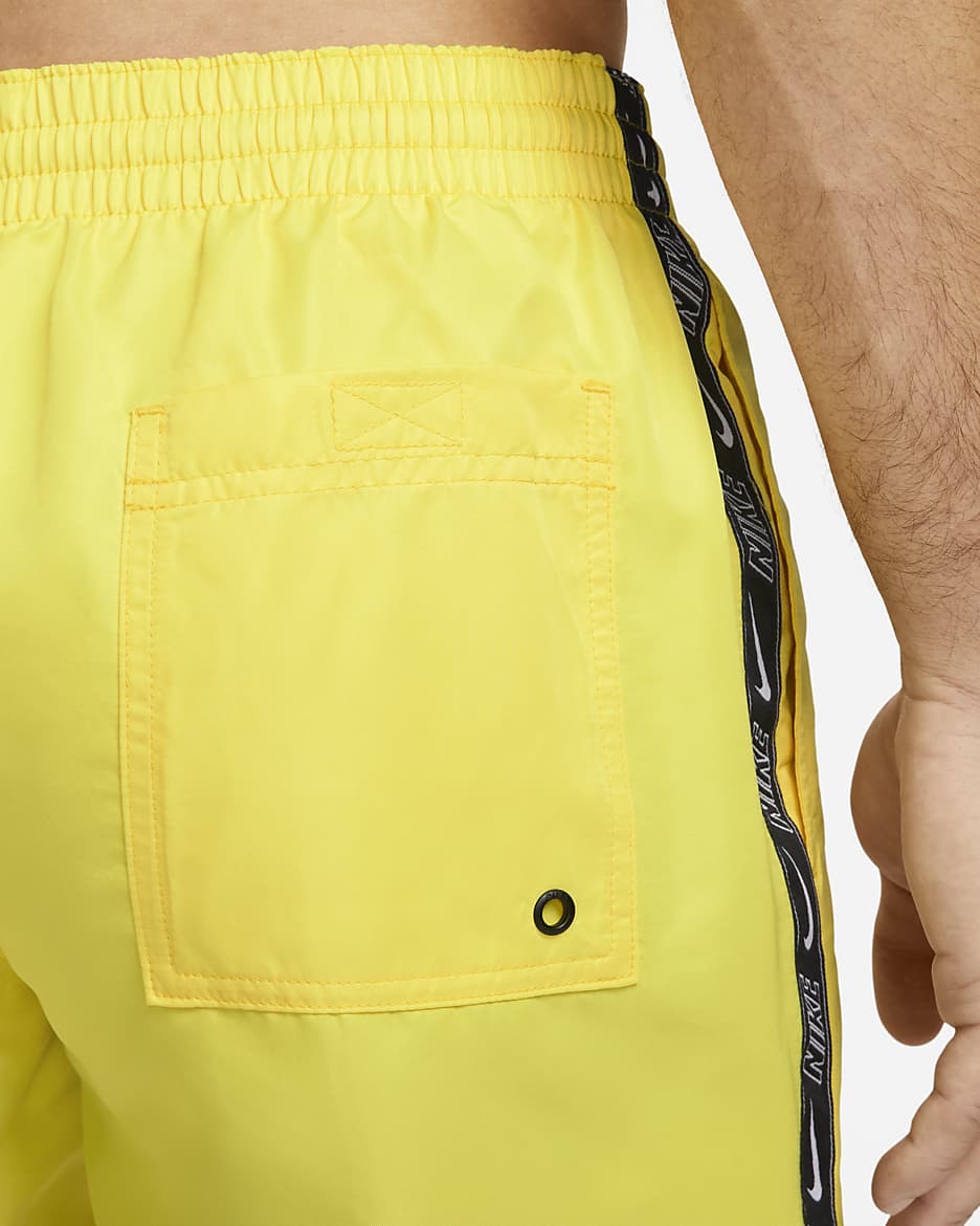 Traje de baño tipo short de voleibol de 13 cm para hombre Nike - Limón