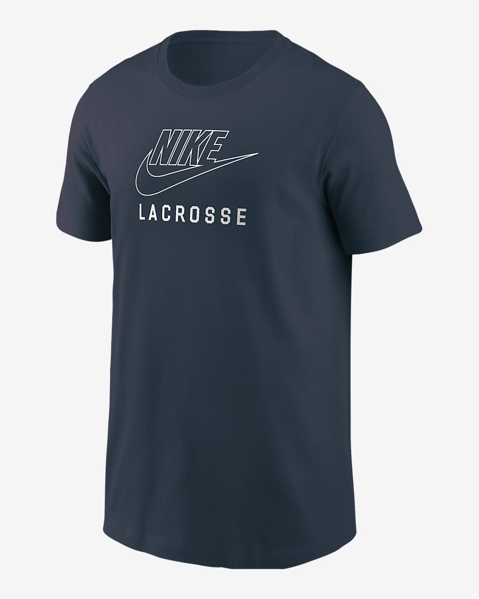 Nike Swoosh Big Kids' Lacrosse T-Shirt - Thunder Blue