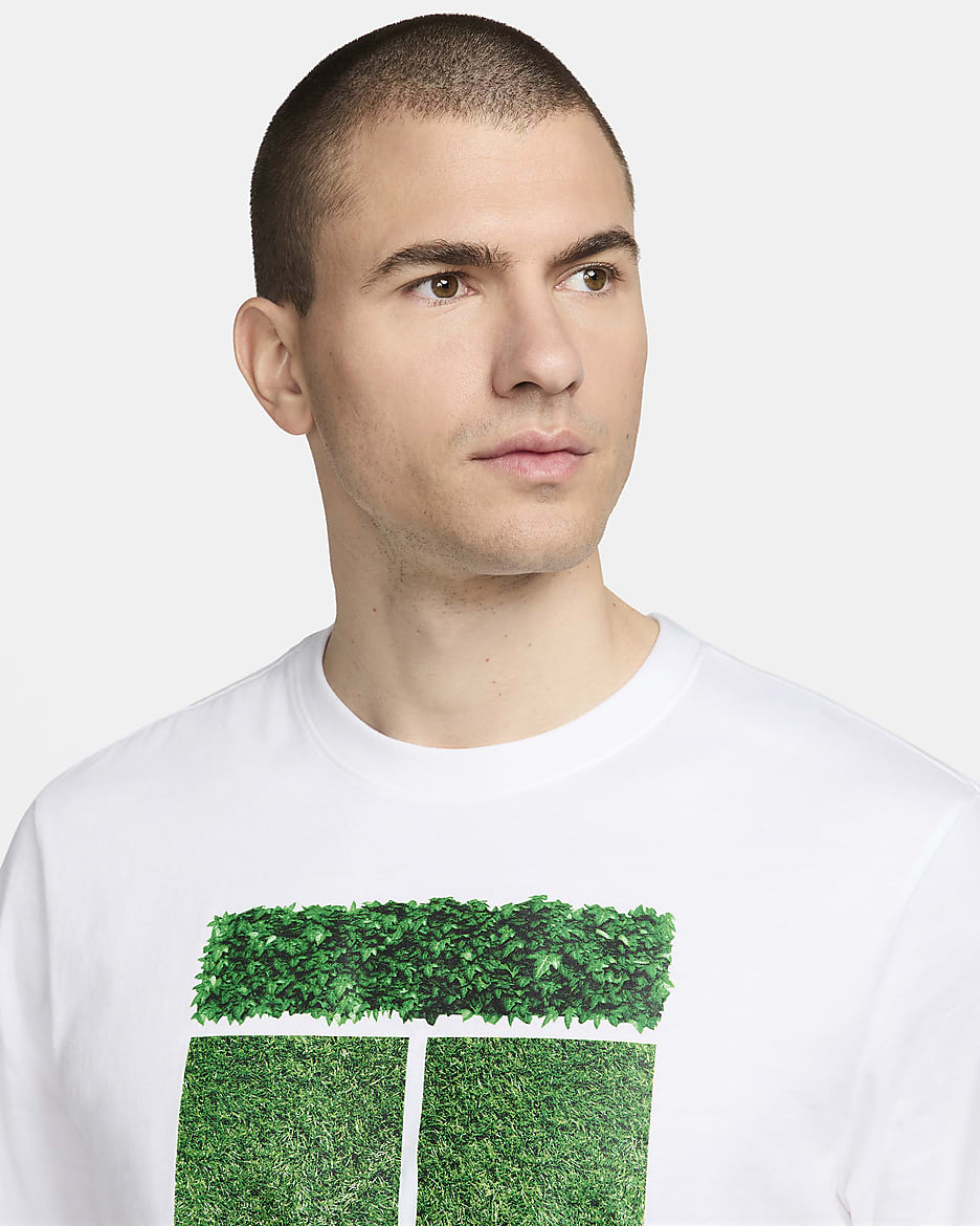 NikeCourt Men's Tennis T-Shirt - White