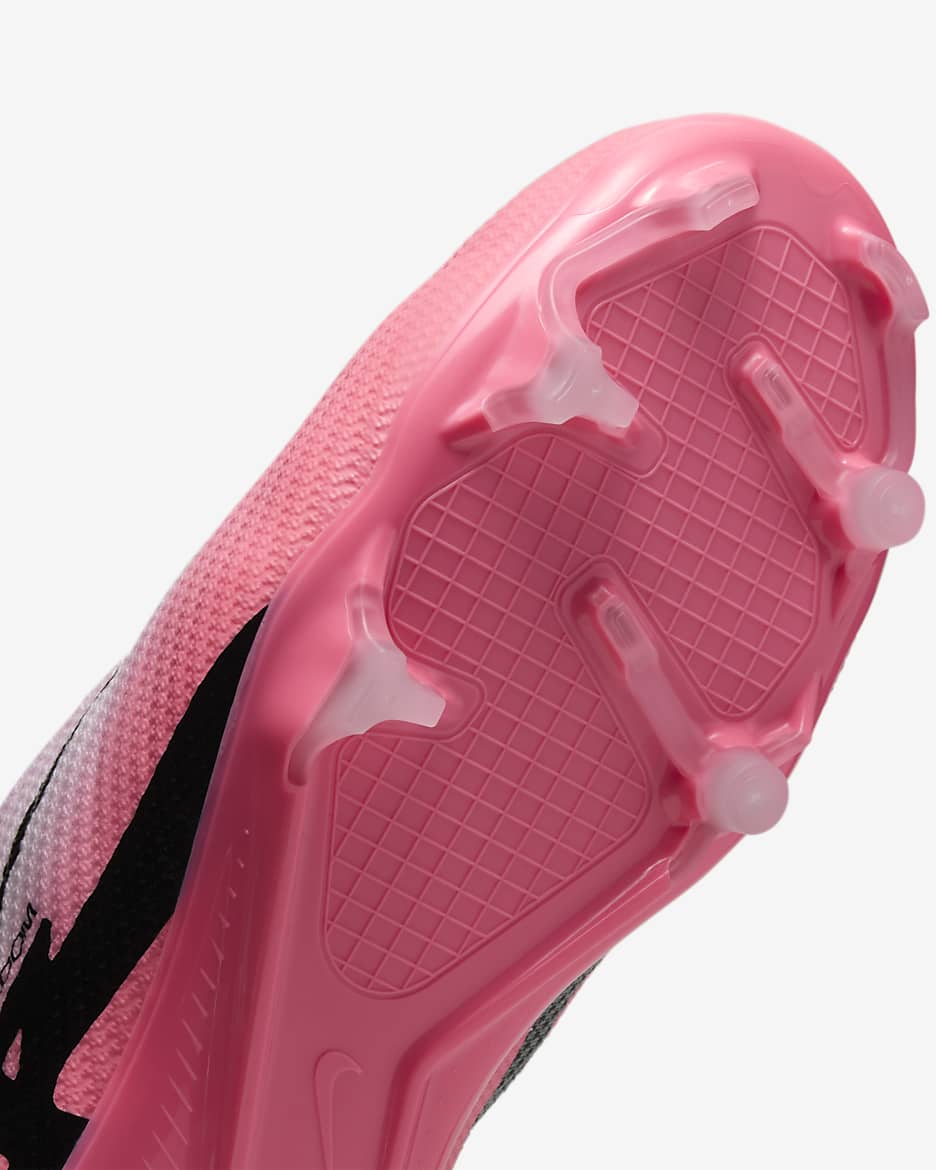 Calzado de fútbol FG high para niños de preescolar y grandes Nike Jr. Mercurial Superfly 9 Pro - Espuma rosa/Negro