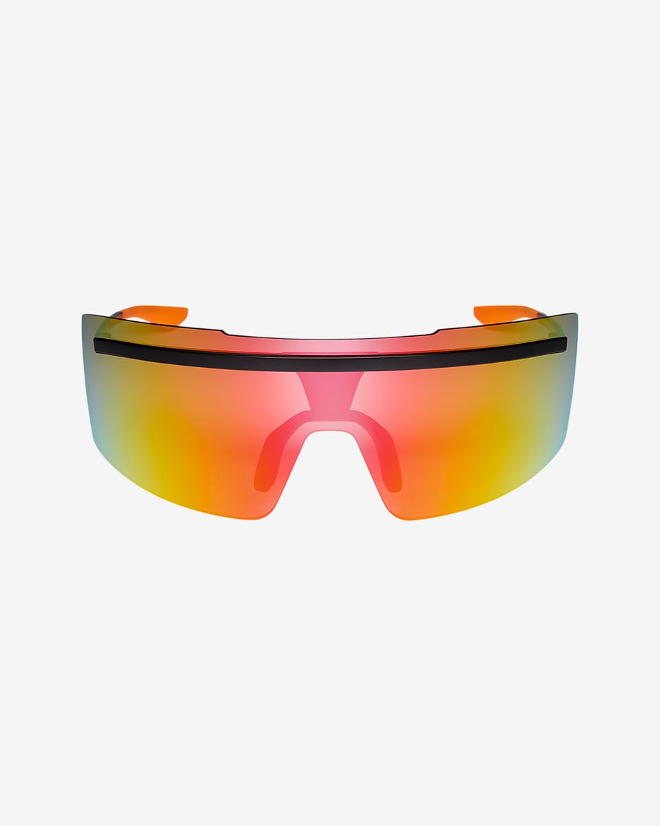 Nike Echo Shield Sonnenbrille mit Road Tint - Schwarz/Total Orange