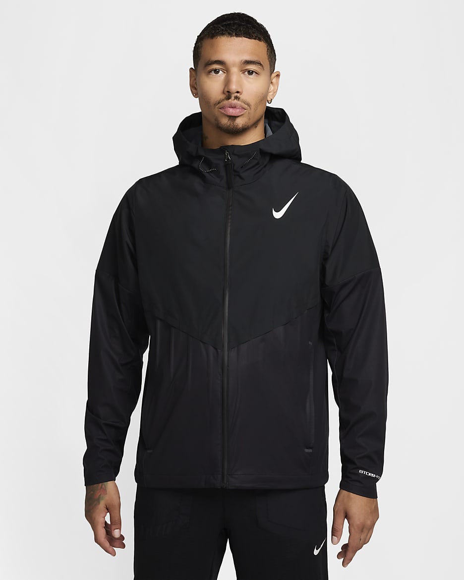 Nike AeroSwift Men's Storm-FIT Aerogami Running Jacket - Black/Summit White