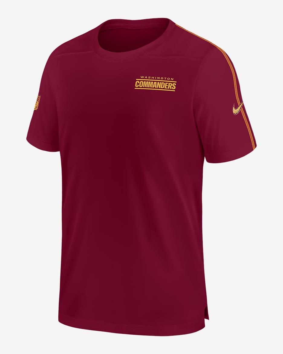 Washington Commanders Sideline Coach Men's Nike Dri-FIT NFL Top - Red