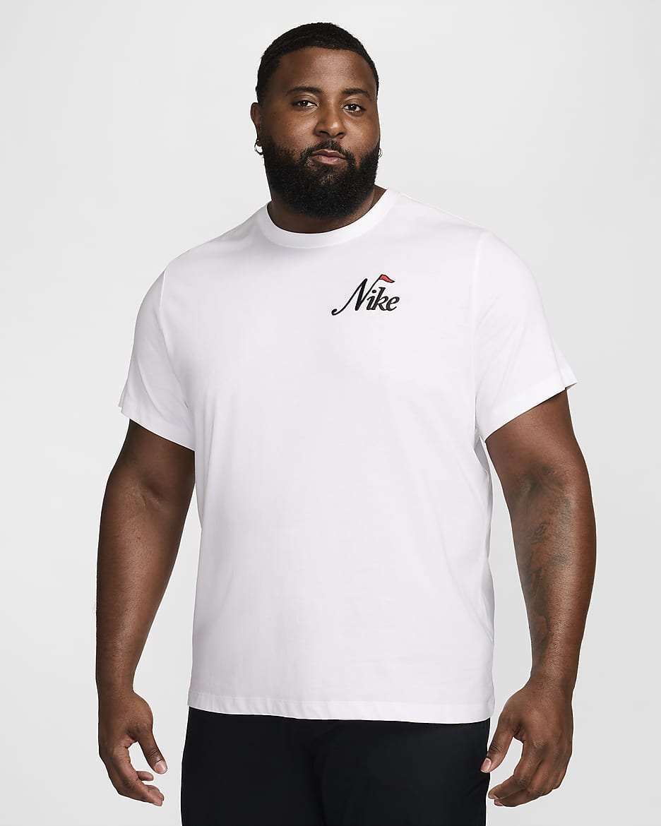 Playera de golf Nike para hombre - Blanco