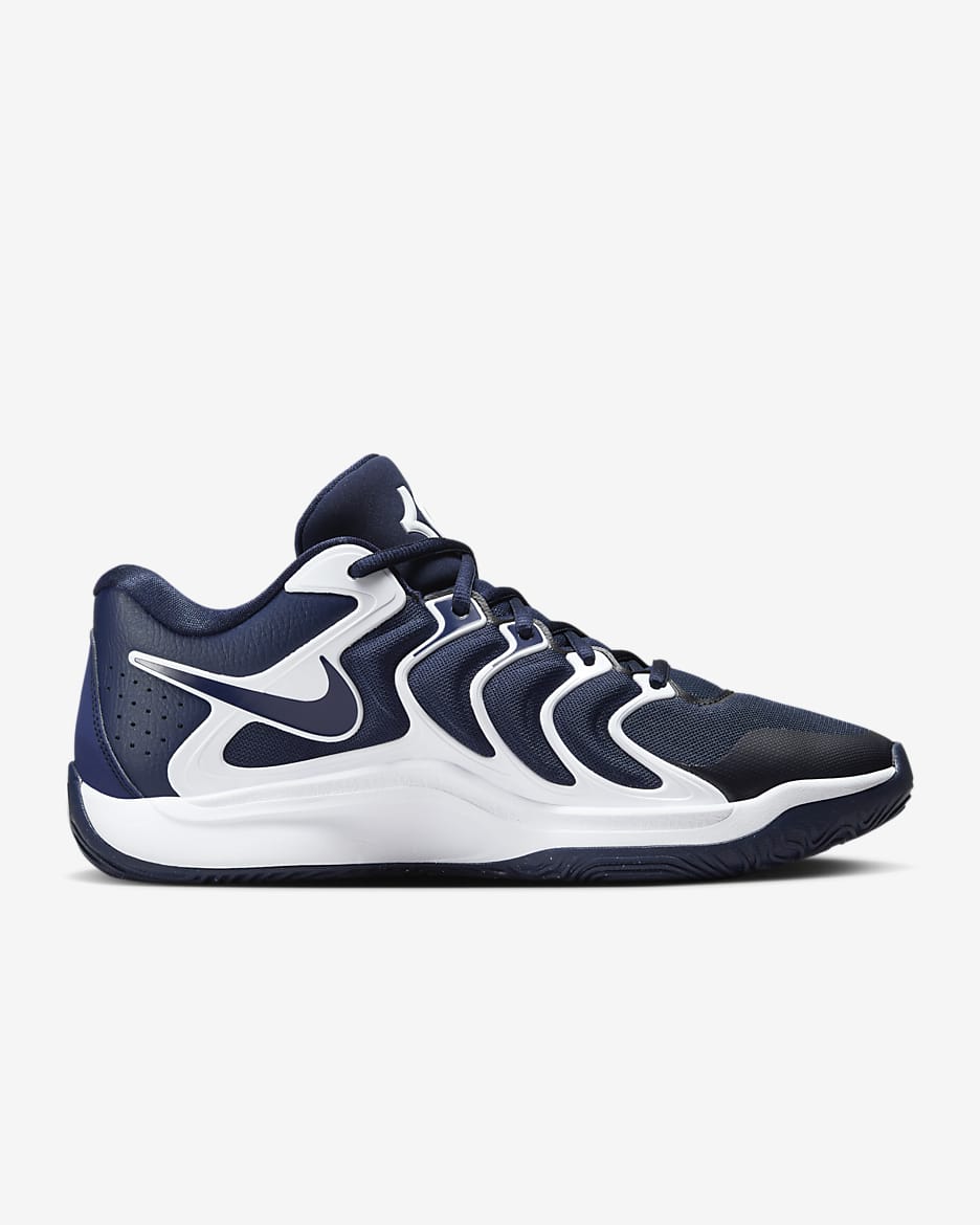 KD17 (Team Bank) Basketball Shoes - College Navy/White/Black/College Navy