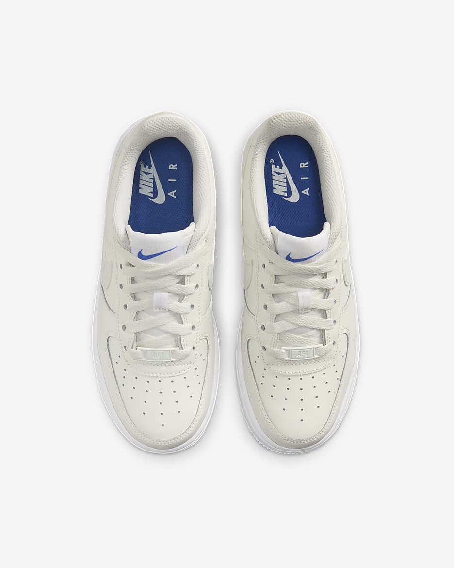 รองเท้าเด็กโต Nike Air Force 1 LV8 - Sail/ขาว/ดำ/Sail