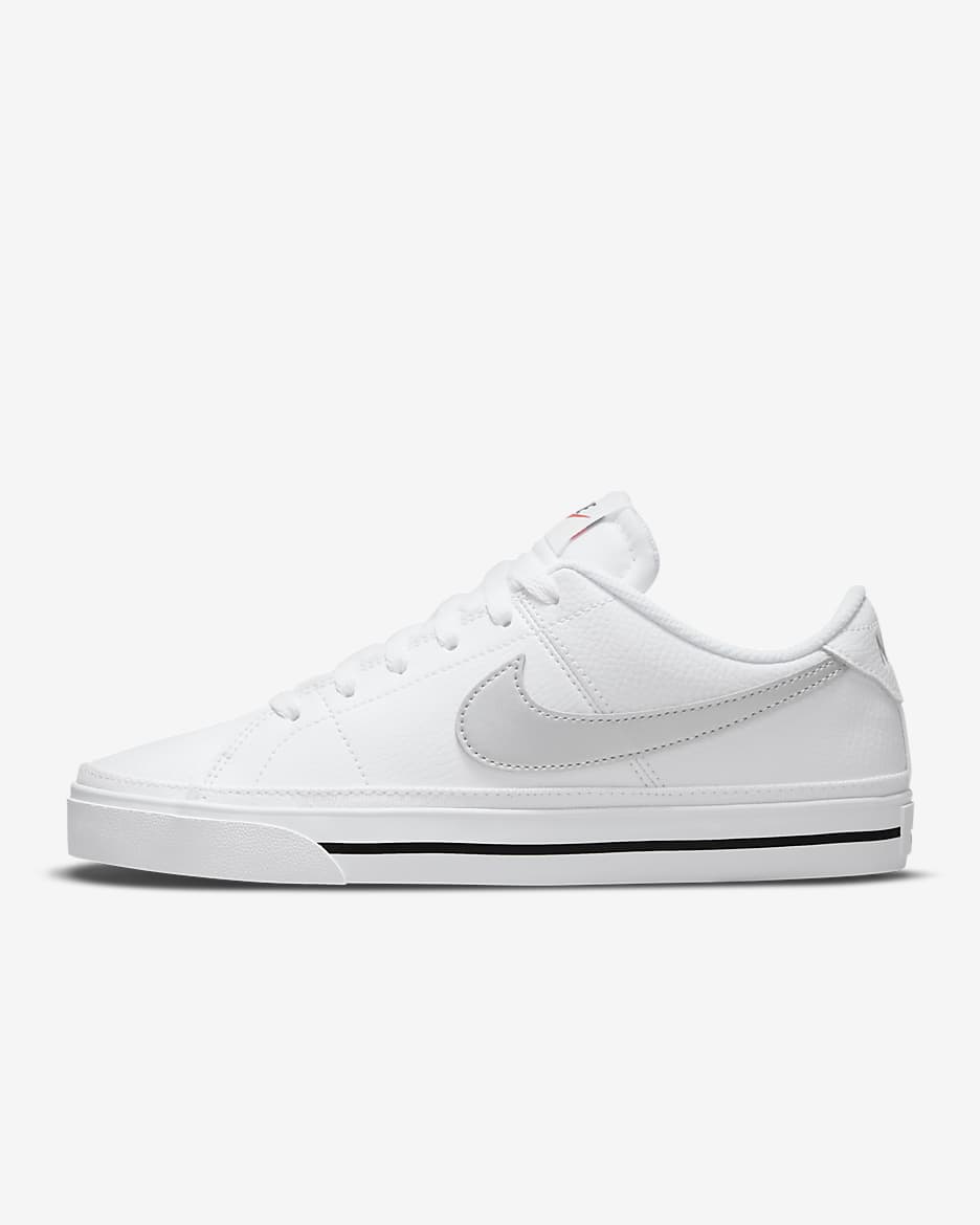 NikeCourt Legacy Women's Shoes - White/Black/Metallic Silver
