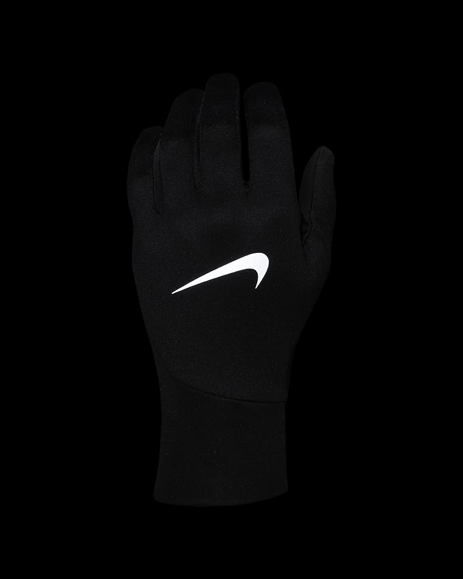 Guantes de correr Therma-FIT ligeros para hombre Nike Pacer - Negro