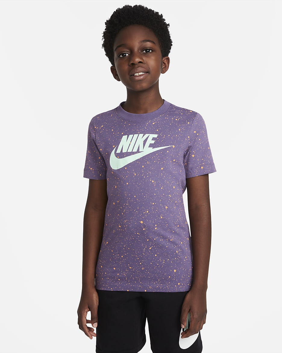 Nike Sportswear Big Kids' T-Shirt - Canyon Purple