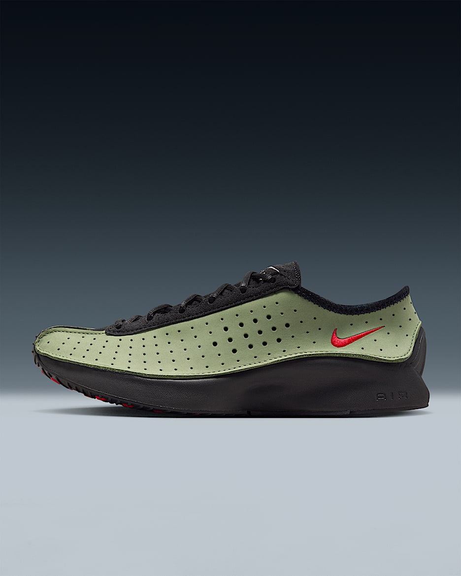 Nike Air Superfly Women's Shoes - Oil Green/Black/Metallic Silver/University Red