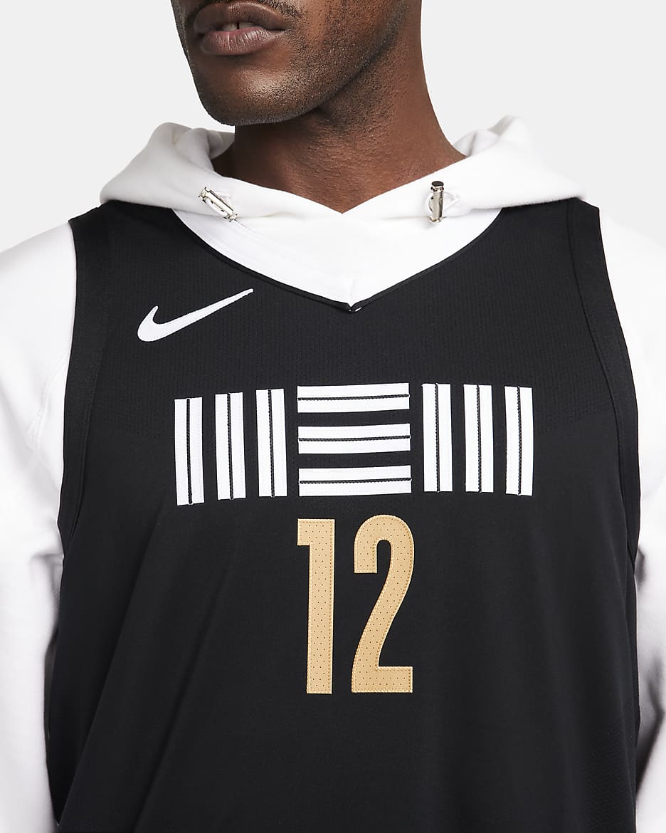 Ja Morant Memphis Grizzlies 2023/24 City Edition Men's Nike Dri-FIT ADV NBA Authentic Jersey - Black