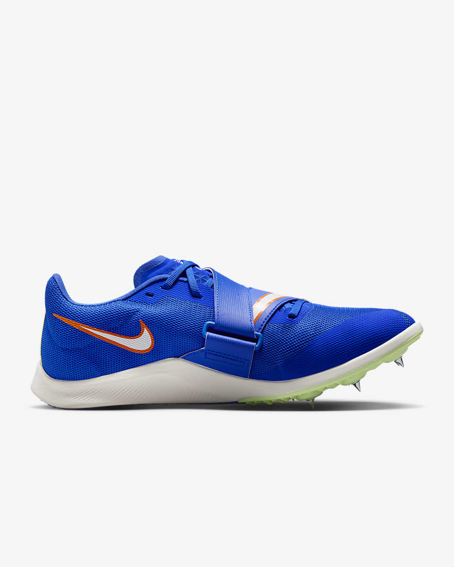 Chaussure de saut à pointes Nike Rival Jump - Racer Blue/Safety Orange/Lime Blast/Blanc