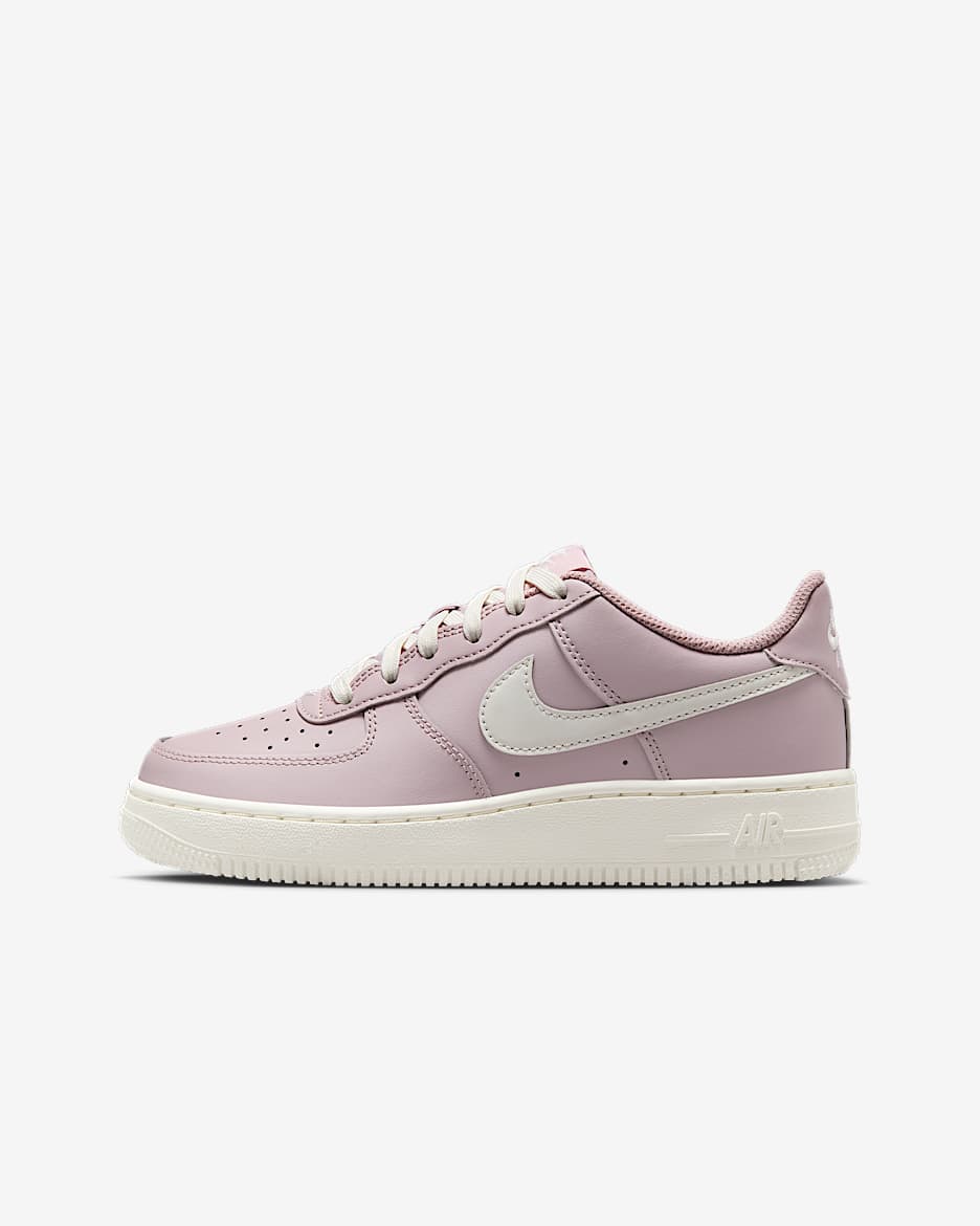 Nike Air Force 1 Older Kids' Shoes - Particle Rose/Sail