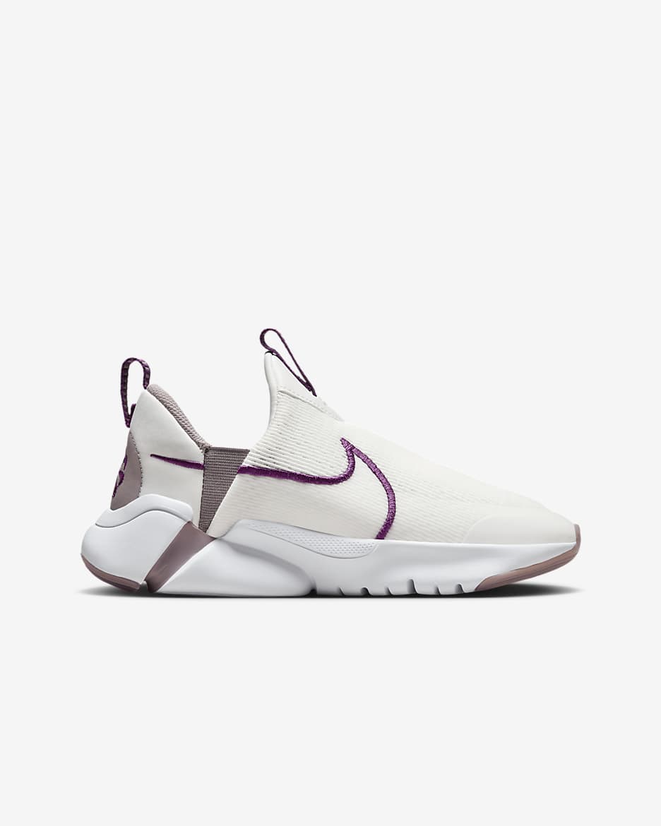 Nike Flex Plus 2 Older Kids' Running Shoes - Summit White/Light Violet Ore/White/Viotech