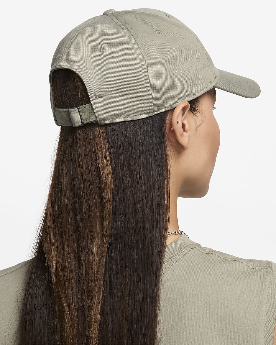 Cappello non strutturato Nike Club - Light Army/Sail