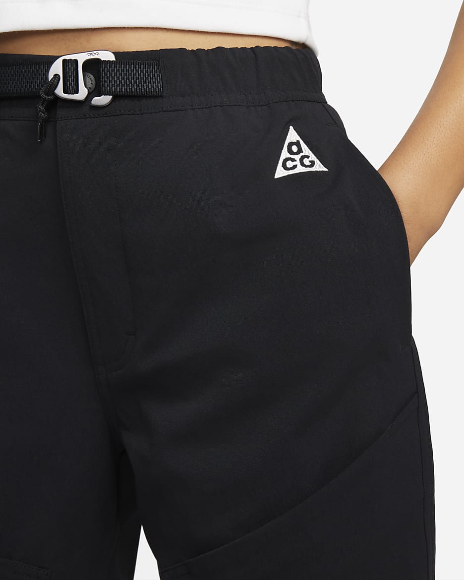 Nike ACG Pantalons de cintura mitjana de senderisme - Dona - Negre/Summit White