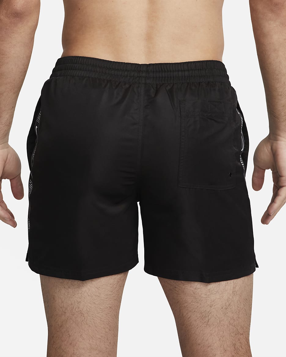 Traje de baño tipo short de voleibol de 13 cm para hombre Nike - Negro