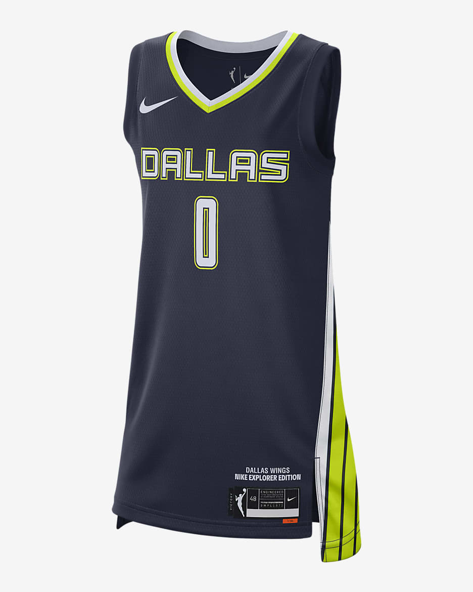 Dallas Wings Explorer Edition Nike Dri-FIT WNBA Victory Jersey - College Navy