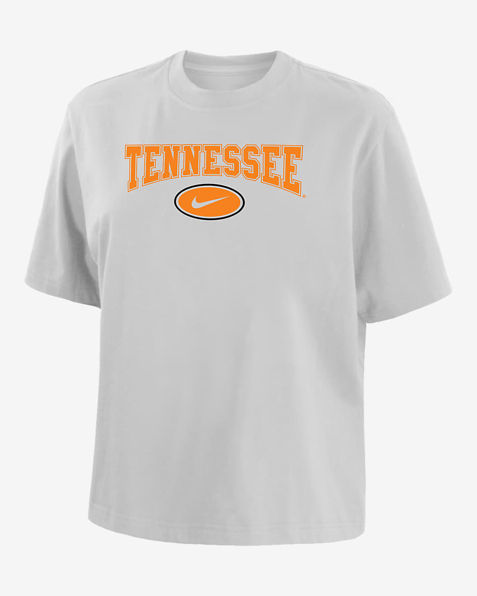 Tennessee Women's Nike College Boxy T-Shirt - White