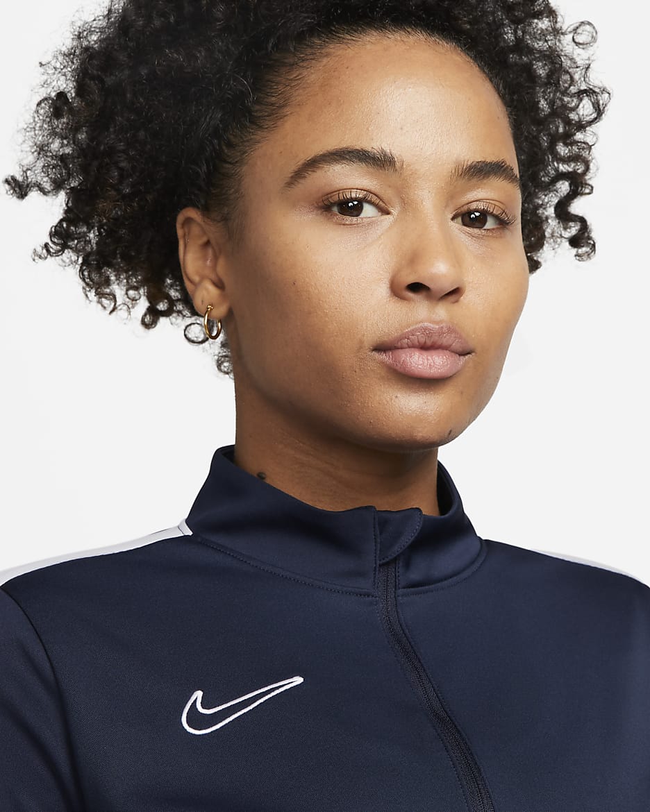 Nike Dri-FIT Academy Women's Football Drill Top - Obsidian/White/White