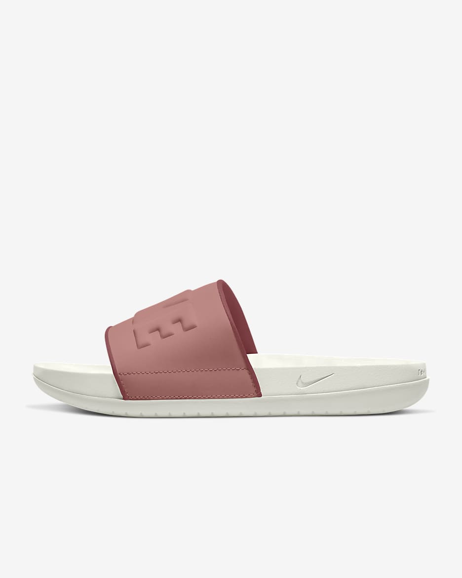 Chinelos Nike Offcourt para mulher - Sail/Canyon Rust/Rosa Rust