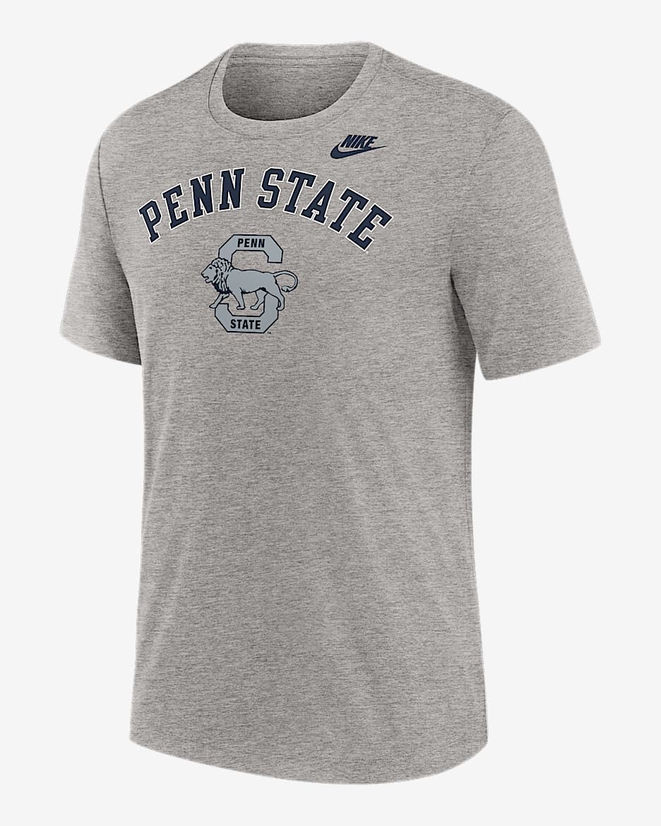 Penn State Legacy Arch Men's Nike College T-Shirt - Dark Grey Heather