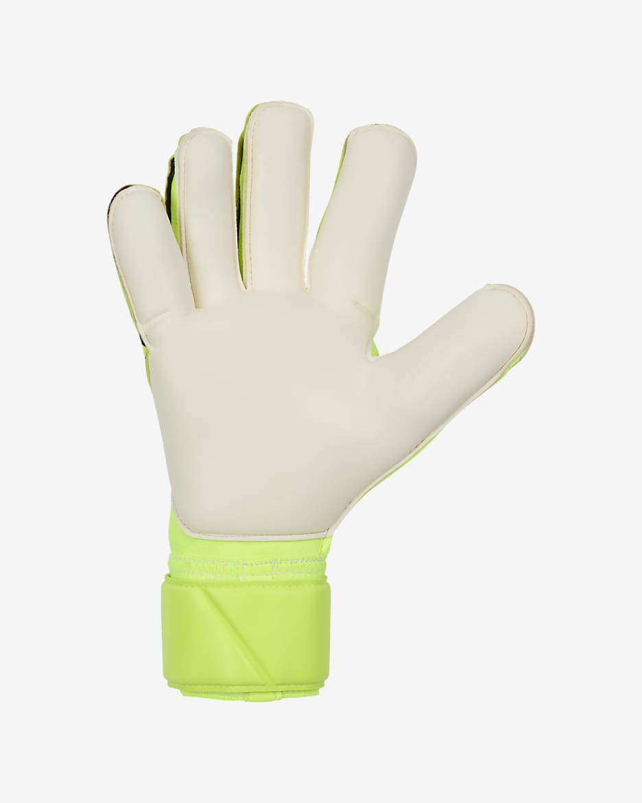 Nike Grip3 Goalkeeper Football Gloves - Volt/Black/Metallic Silver