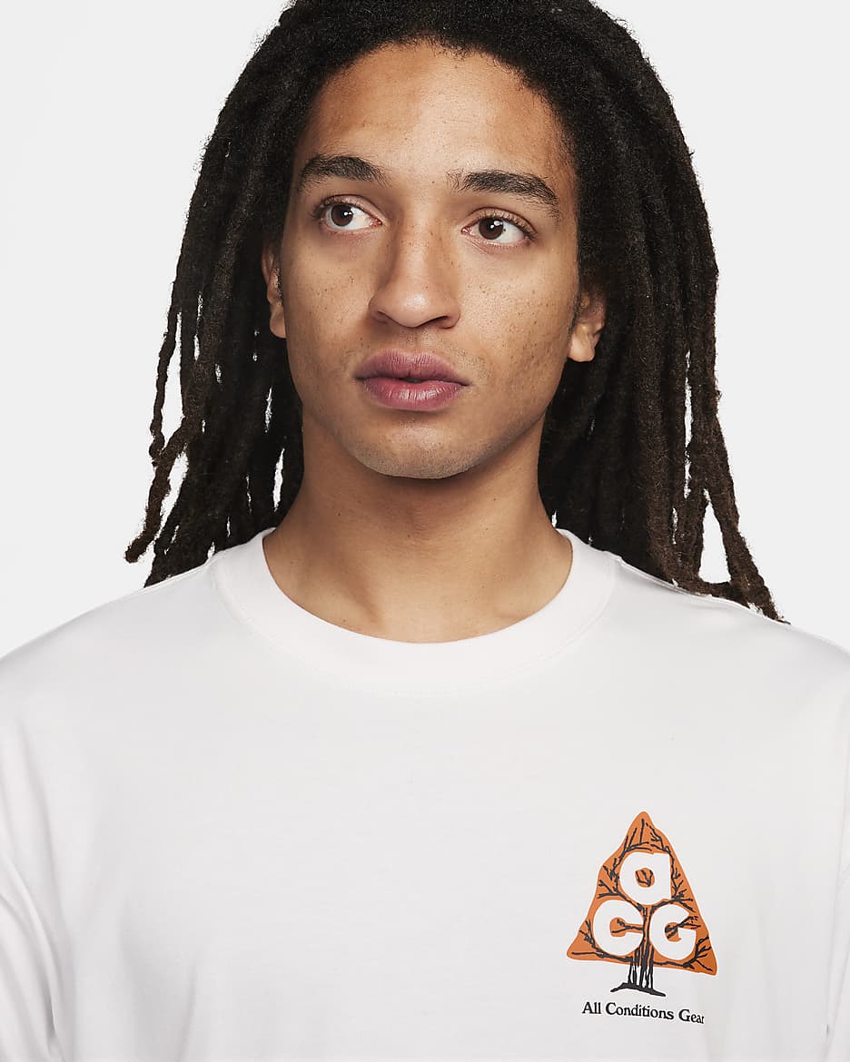 T-shirt Nike ACG para homem - Branco Summit