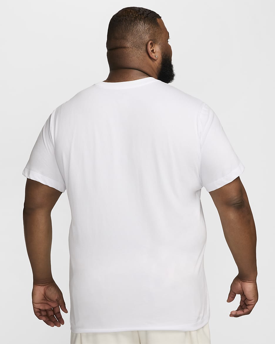 Playera de fitness Nike Dri-FIT para hombre - Blanco