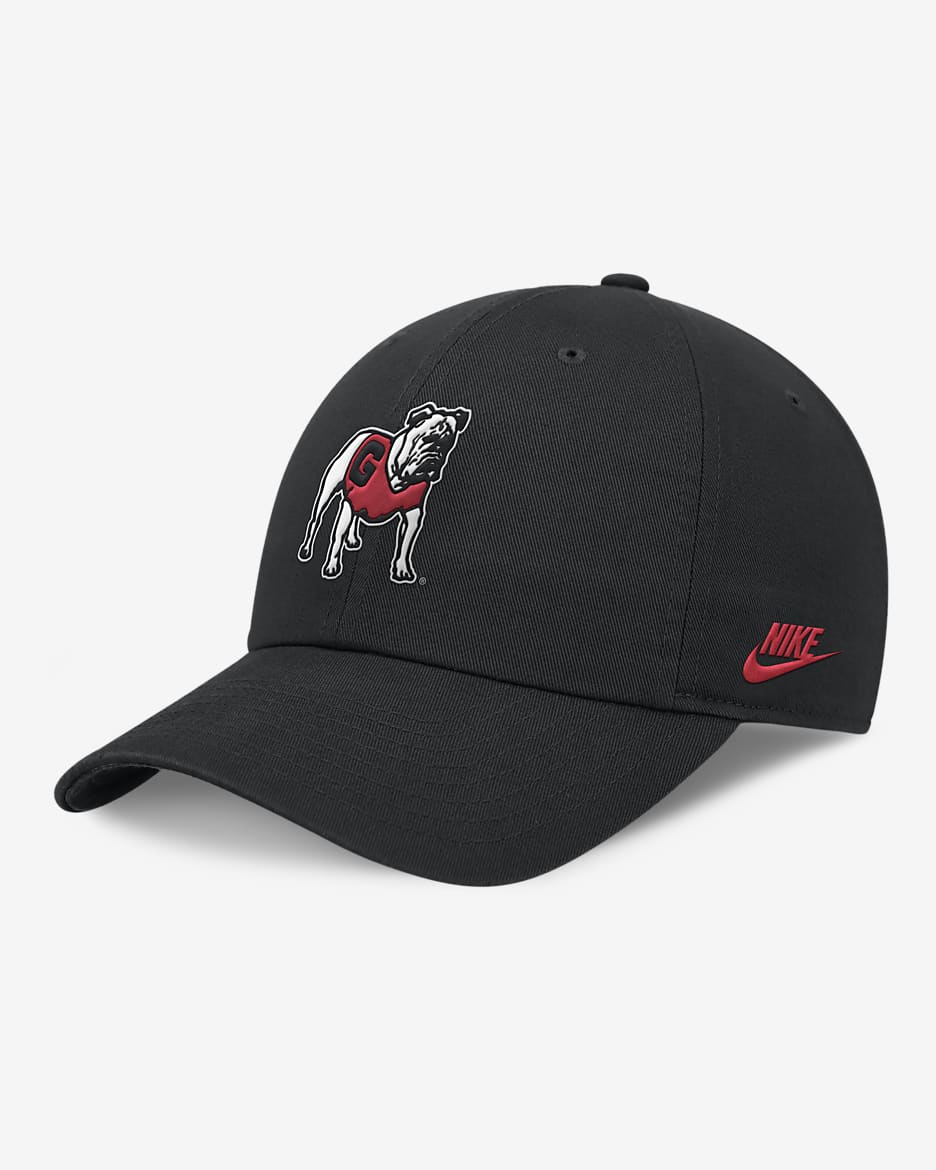 Georgia Bulldogs Legacy Club Men's Nike Dri-FIT College Adjustable Hat - Black