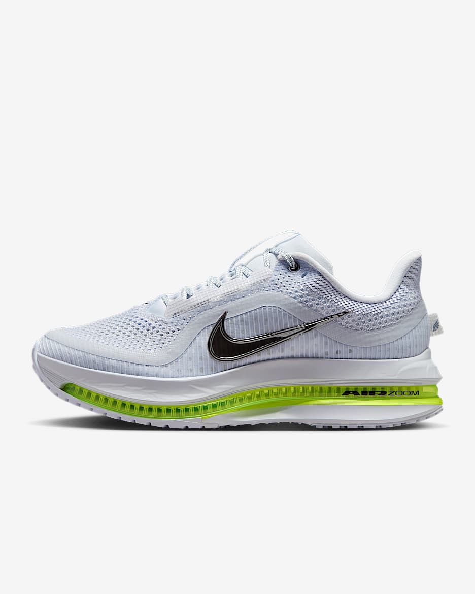 Nike Pegasus Premium hardloopschoenen voor dames (straat) - Football Grey/Volt/Zwart/Metallic Silver